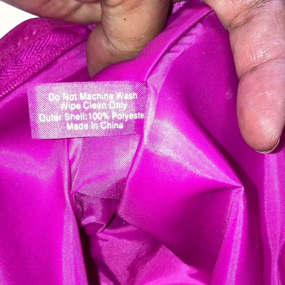 TRINA TURK Clinique Collab Cosmetic Makeup Zipper Travel Bag 10 x 7 x 2.75 in - Picture 8 of 12